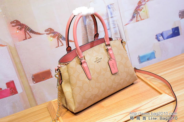COACH蔻馳 F29434 新款PVC 小號戴妃包 手提單肩斜挎包  Chz1041
